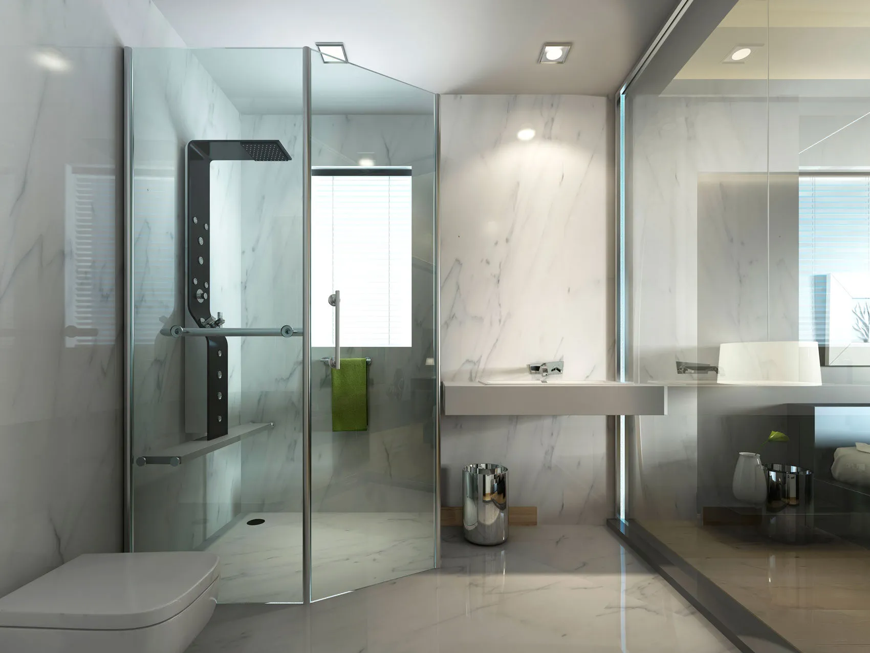 profili in alluminio e acciaio inox box doccia