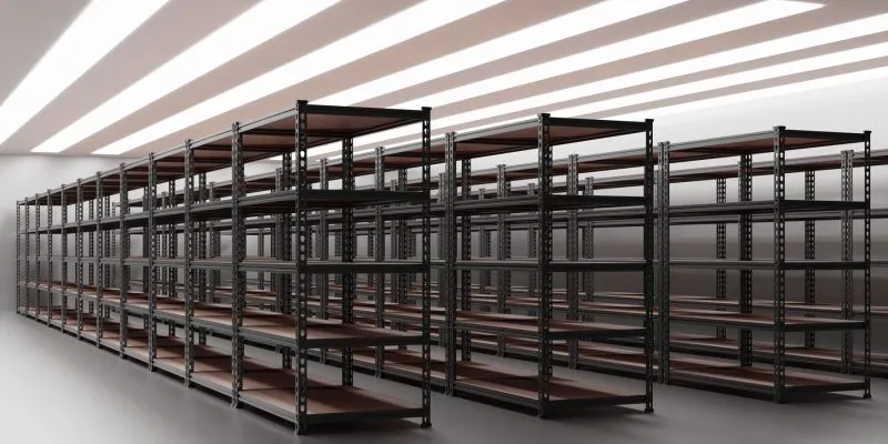 Custom metal shelving profiles and steel uprights by Sika