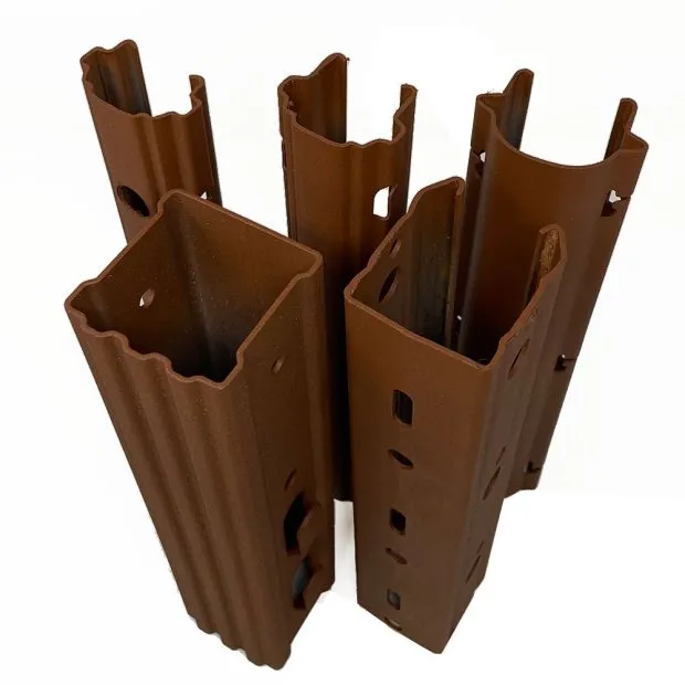 pali per vigneto in acciaio corten