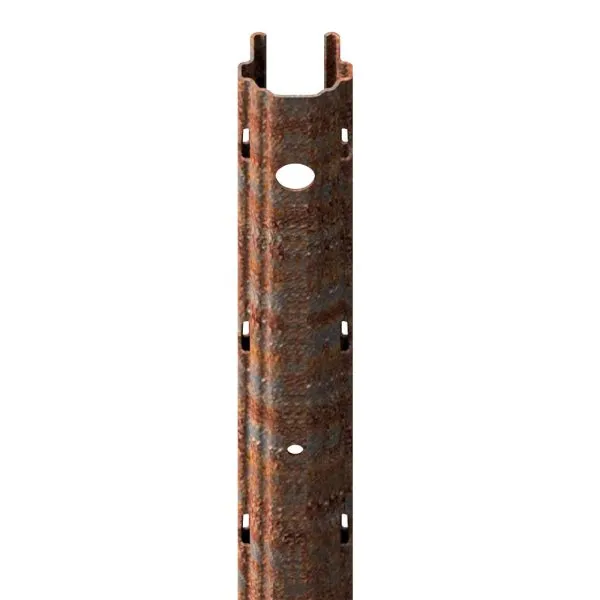 palo per vigneto in acciaio corten