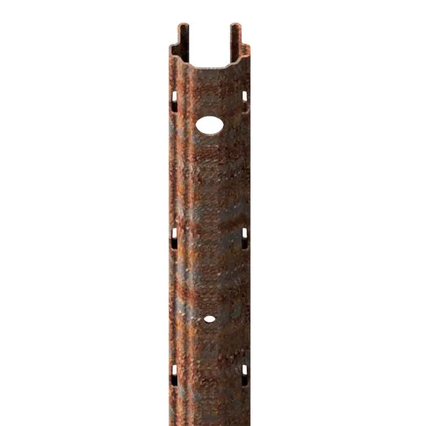 palo per vigneto in acciaio corten