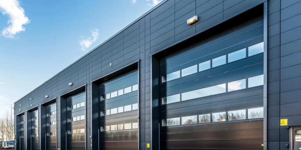 profili portoni industriali su misura in acciaio