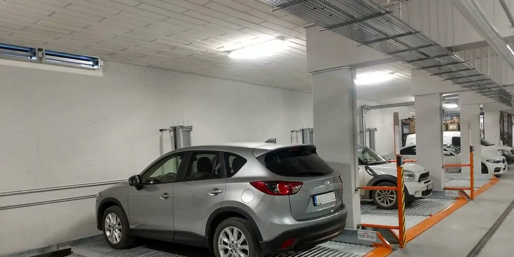 profili in acciaio per parcheggi automatizzati